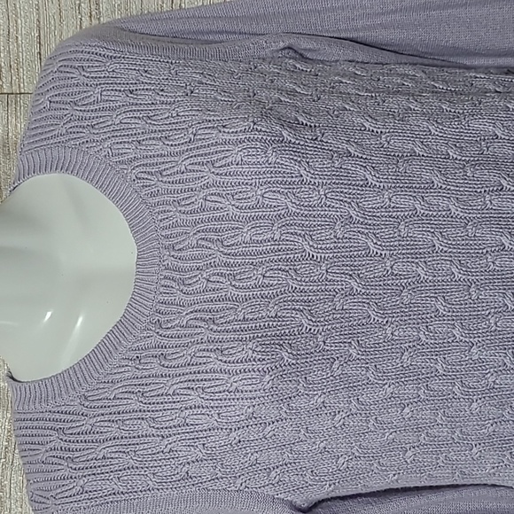 ANN TAYLOR FACTORY SWEATER Size Small Lavender Purple color - Picture 9 of 10
